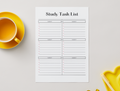 Study Task List Planner