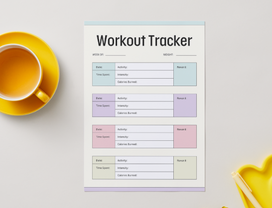 Workout Tracker Planner